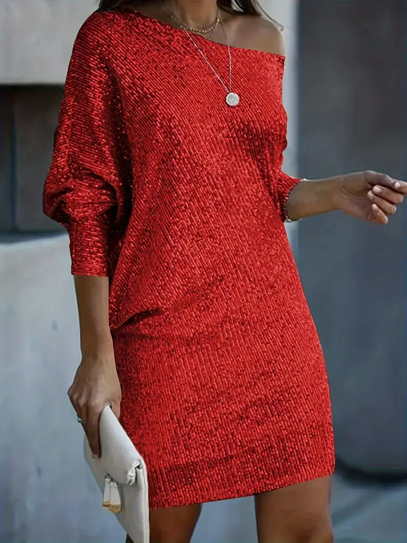 Kaelina | Robe de Soirée Pailletée | Vêtements de Soirée Élégants - Aurelles