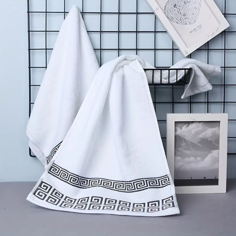 Athena – Set de Serviettes en Coton Doux et Luxueux 2pcs