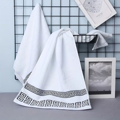Athena – Set de Serviettes en Coton Doux et Luxueux 2pcs