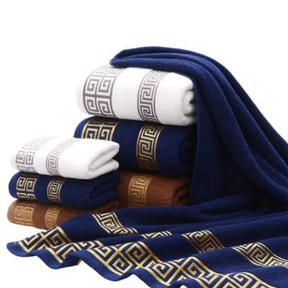 Athena – Set de Serviettes en Coton Doux et Luxueux 2pcs