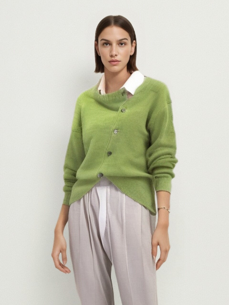 Cardigan doux en laine de cachemire pour femmes - Aurelles