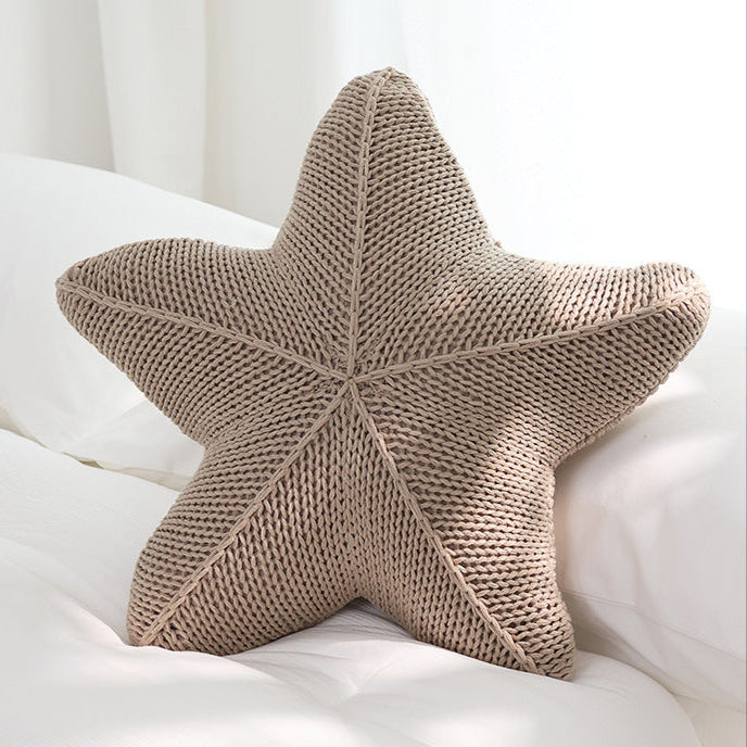 Lunara – Coussin Étoile de Mer Artisanal et Doux