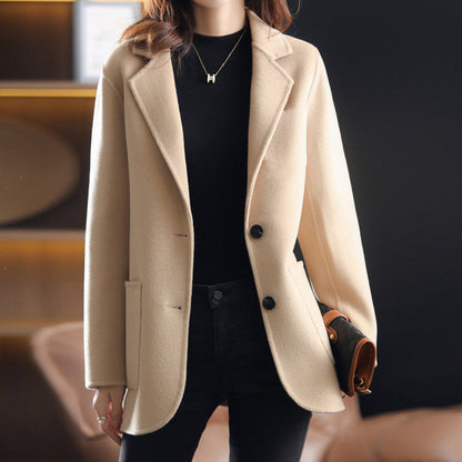 Blazer en tweed épais pour femmes - Aurelles