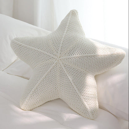 Lunara – Coussin Étoile de Mer Artisanal et Doux