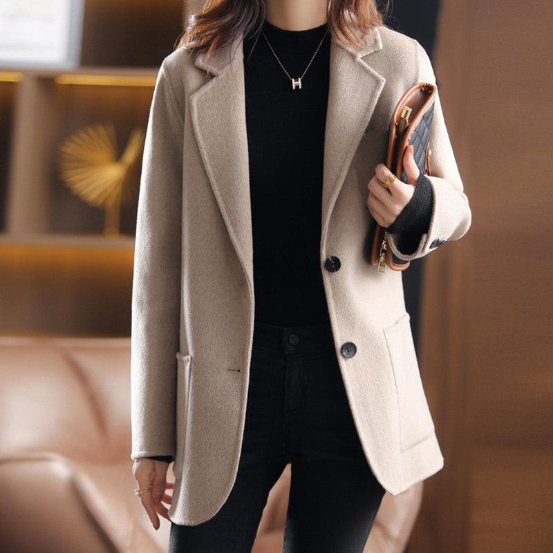 Blazer en tweed épais pour femmes - Aurelles
