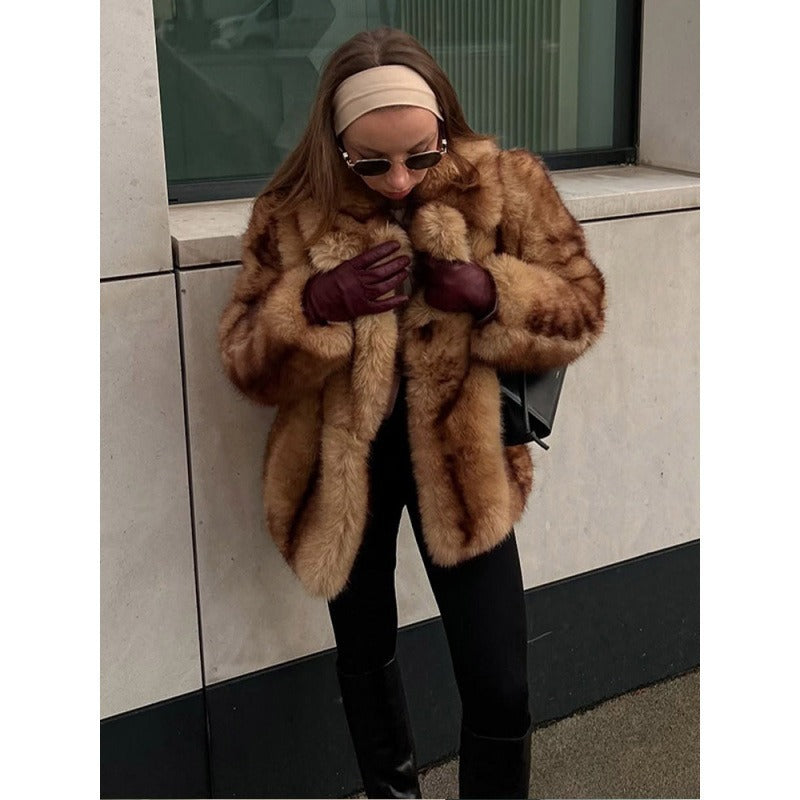 Veste Courte en Fourrure Synthétique - Aurelles