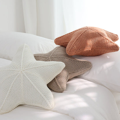 Lunara – Coussin Étoile de Mer Artisanal et Doux