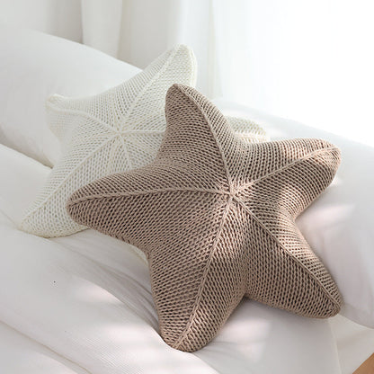 Lunara – Coussin Étoile de Mer Artisanal et Doux