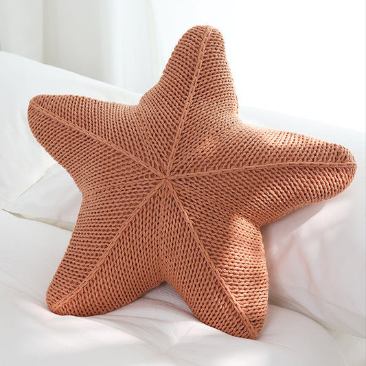 Lunara – Coussin Étoile de Mer Artisanal et Doux