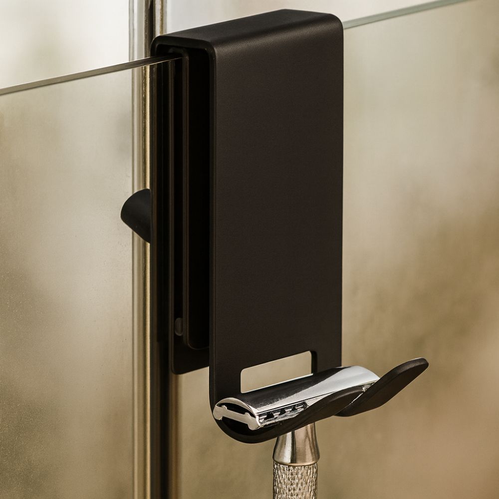 Terra – Crochets de Douche en Acier Inoxydable pour Verre Élégants et Pratiques