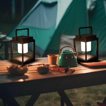Lanterne Solaire d'Extérieur Portable Rechargeable USB Étanche IP44 pour Jardin Terrasse et Camping