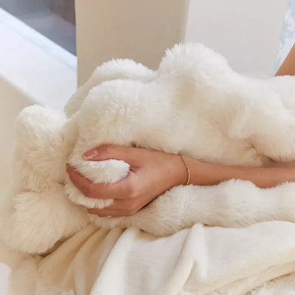 Velora – Plaid en Fausse Fourrure Ultra-doux Pour Salon et Chambre