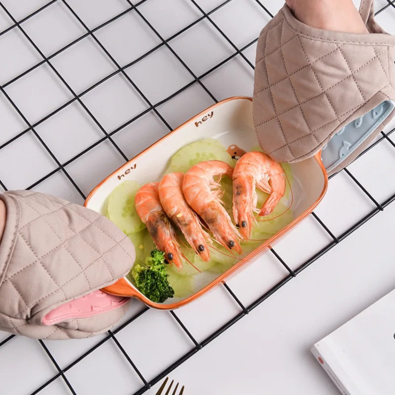 Lunara – Gants de Cuisine Isolants en Silicone