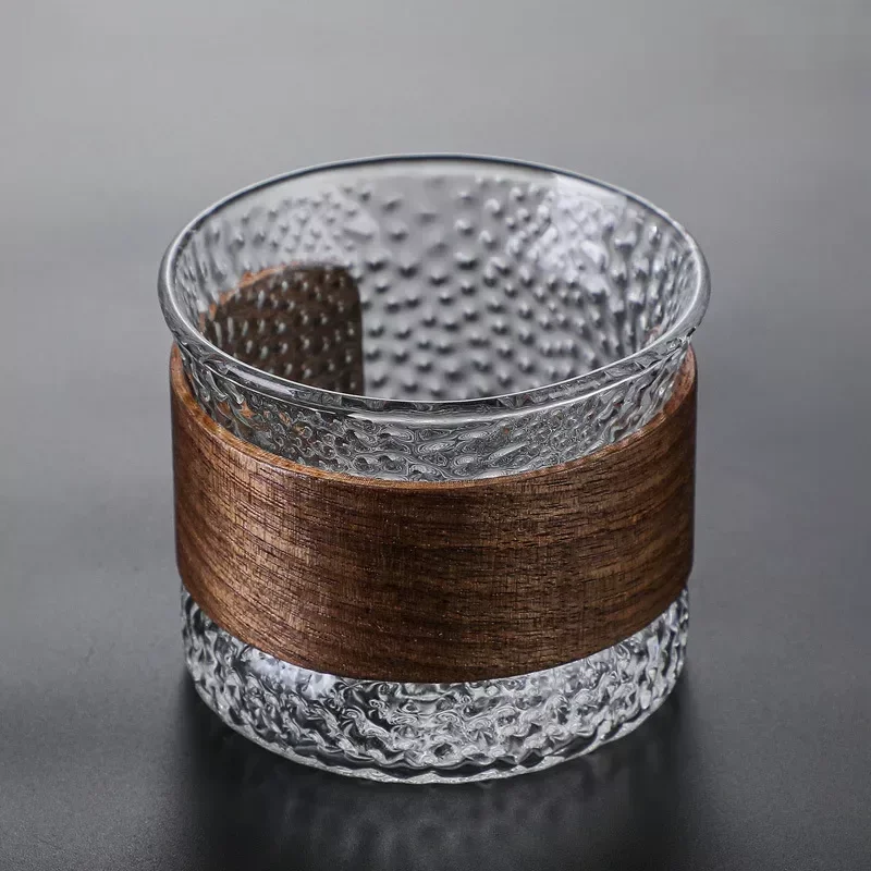 Soléra – Verre Tumbler en Cristal et Bois