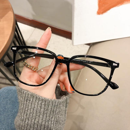 Lunettes Correctrices pour Myopie avec Filtre Anti-Lumière Bleue Monture Carrée Verres Antireflets