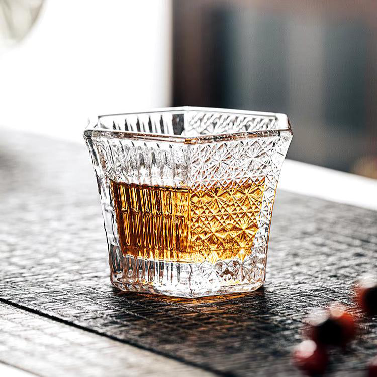 Mistral – Verre en Cristal Texturé et Moderne 100 ml