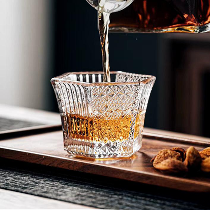 Mistral – Verre en Cristal Texturé et Moderne 100 ml