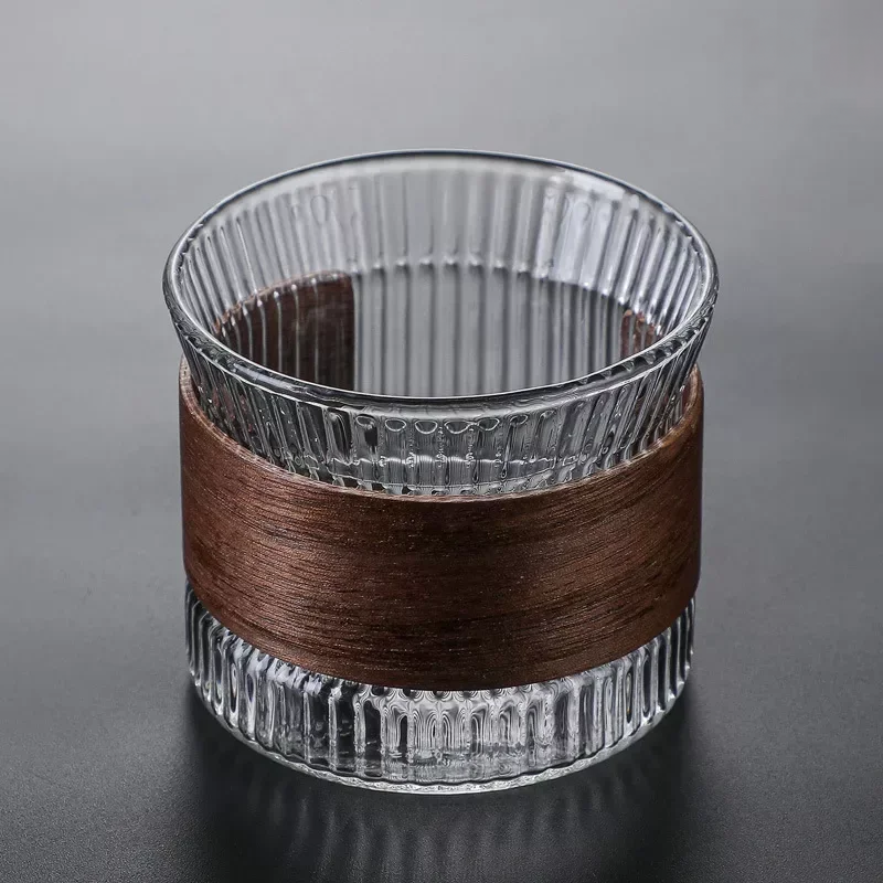 Soléra – Verre Tumbler en Cristal et Bois