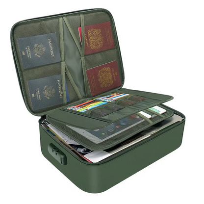 Aegis – Sac Organiseur Ignifuge et Étanche Pour Documents et Objets Précieux