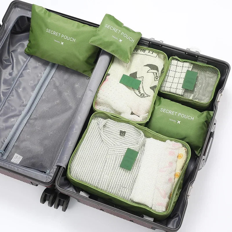 Terra – Set d’Organisateurs de Valise Étanches et Pratiques