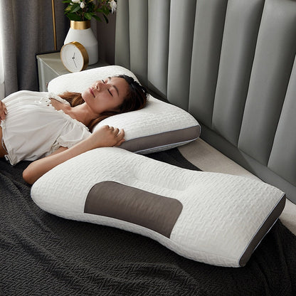 Somnia – Oreiller Hybrid Ergonomique et Confortable Pour Dormeurs Sur Le Dos et Sur Le Côté
