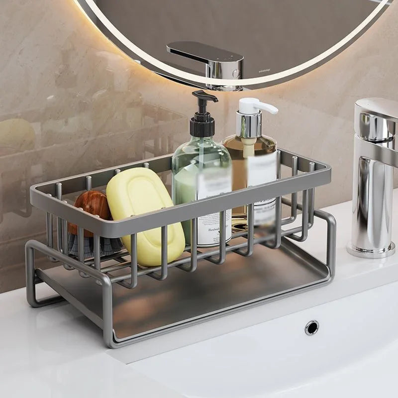 Terra – Égouttoir et Rangement Évier Moderne en Acier Inoxydable