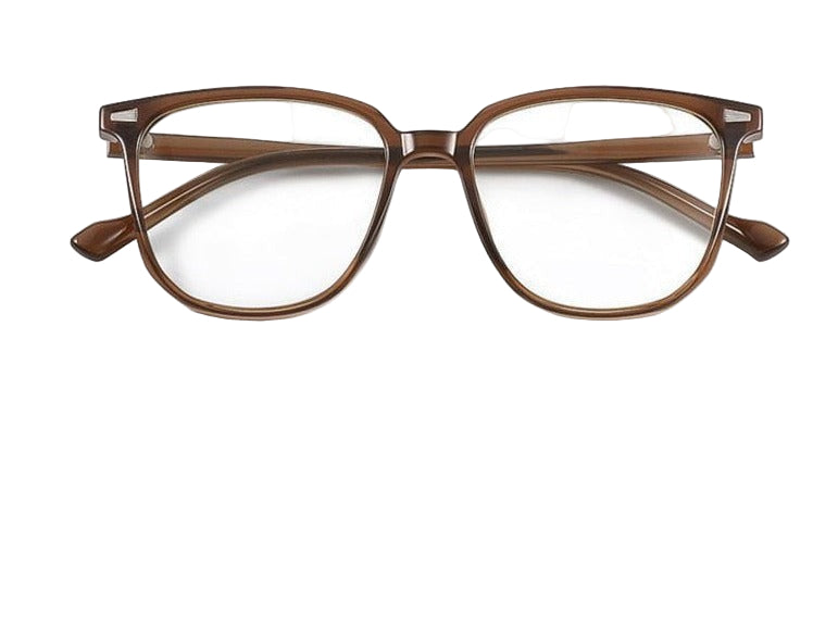 Lunettes Correctrices pour Myopie avec Filtre Anti-Lumière Bleue Monture Carrée Verres Antireflets