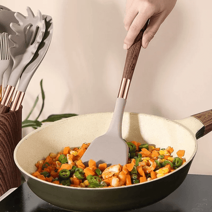 Solene – Ensemble de Cuisine en Silicone 10 Pièces Résistant et Moderne