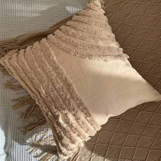 Velora – Coussins d’Accent Tissés et Capitonnés Chauds et Élégants