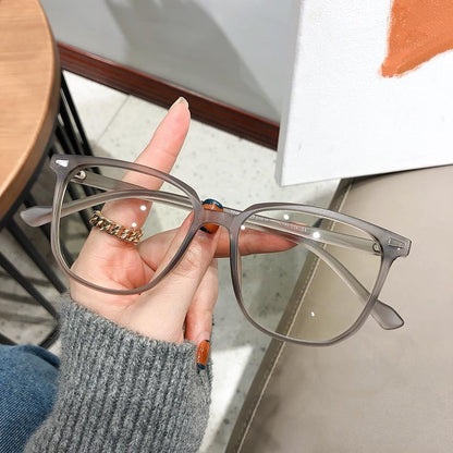 Lunettes Correctrices pour Myopie avec Filtre Anti-Lumière Bleue Monture Carrée Verres Antireflets