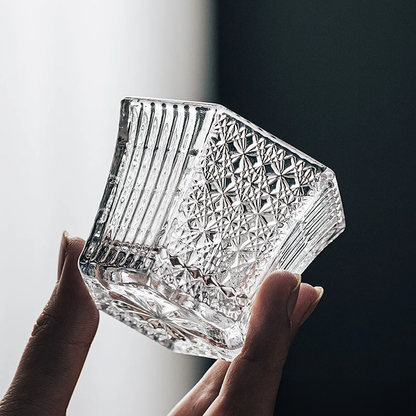 Mistral – Verre en Cristal Texturé et Moderne 100 ml