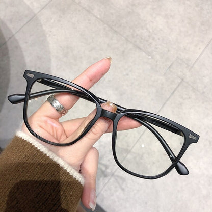 Lunettes Correctrices pour Myopie avec Filtre Anti-Lumière Bleue Monture Carrée Verres Antireflets