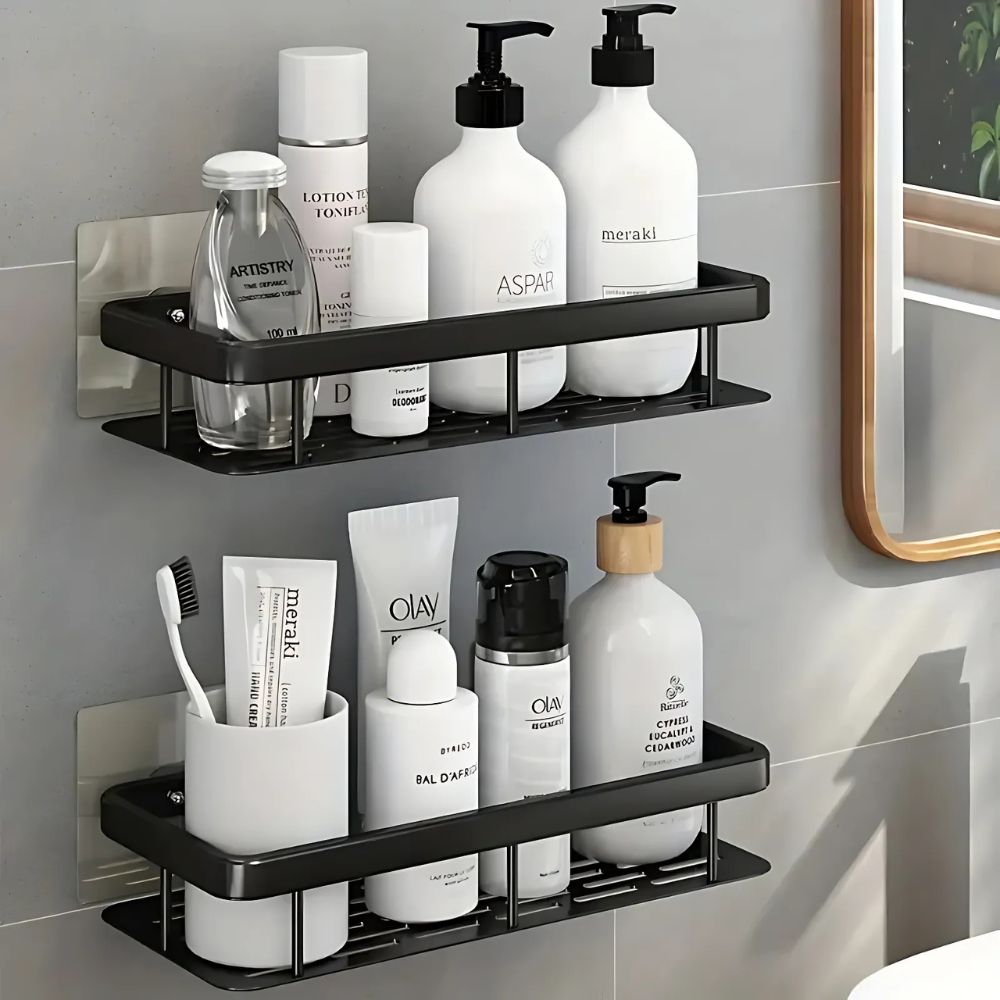 Velora – Étagère de Douche Murale Organisateur Pratique et Élégant