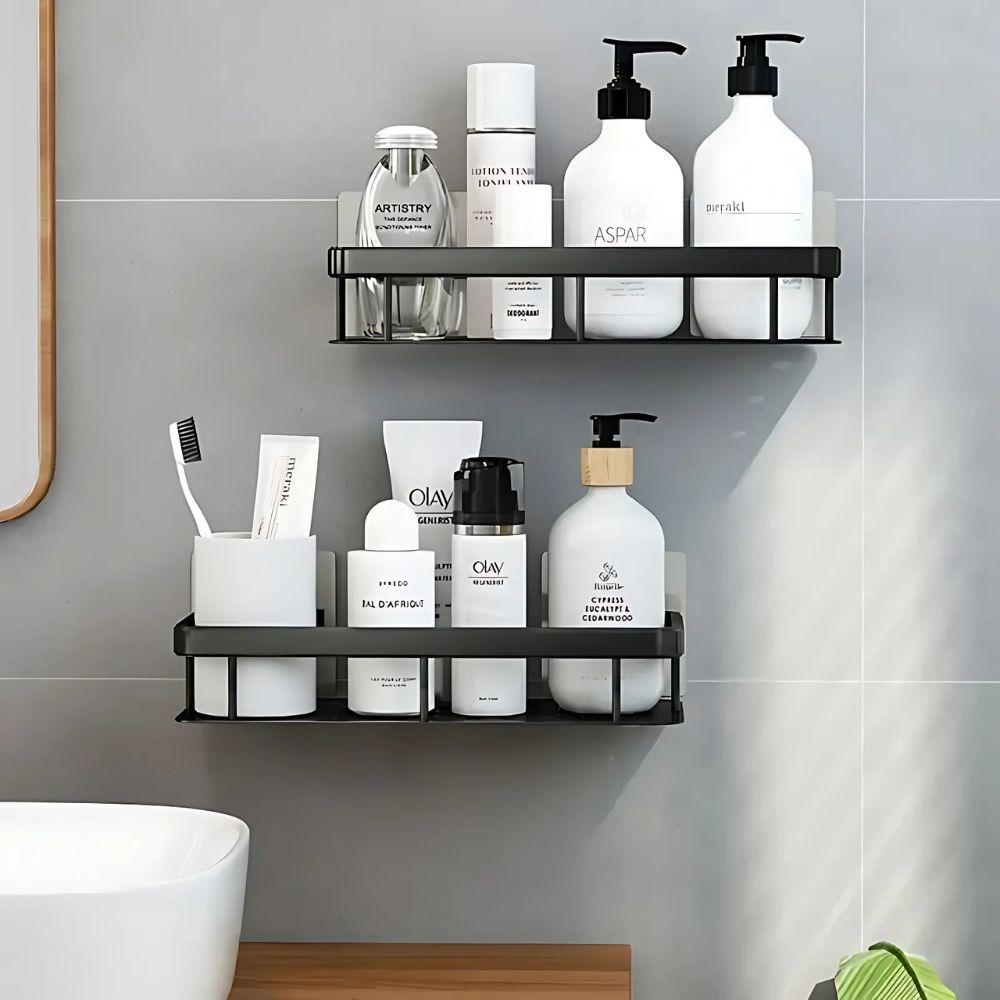Velora – Étagère de Douche Murale Organisateur Pratique et Élégant