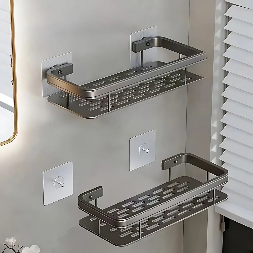 Velora – Étagère de Douche Murale Organisateur Pratique et Élégant