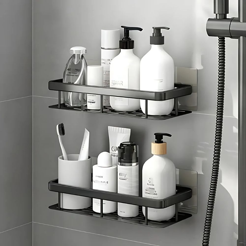 Velora – Étagère de Douche Murale Organisateur Pratique et Élégant