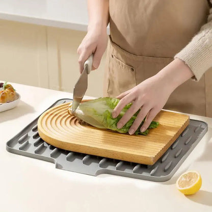 DryFlex – Tapis Égouttoir Silicone Flexible et Résistant à la Chaleur