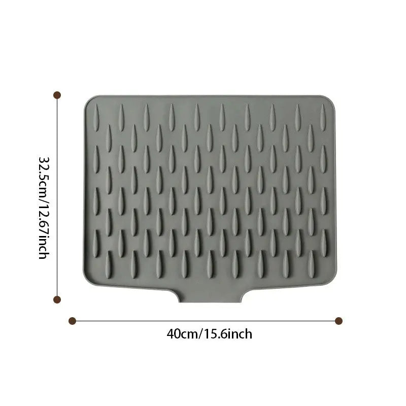 DryFlex – Tapis Égouttoir Silicone Flexible et Résistant à la Chaleur