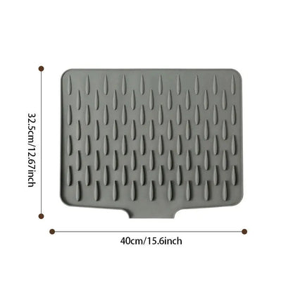 DryFlex – Tapis Égouttoir Silicone Flexible et Résistant à la Chaleur