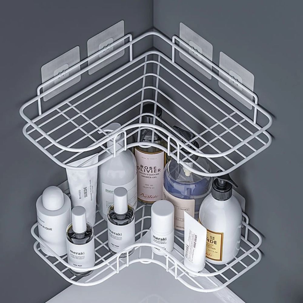 Terra – Étagère d’Angle pour Salle de Bain et Cuisine Pratique et Compacte