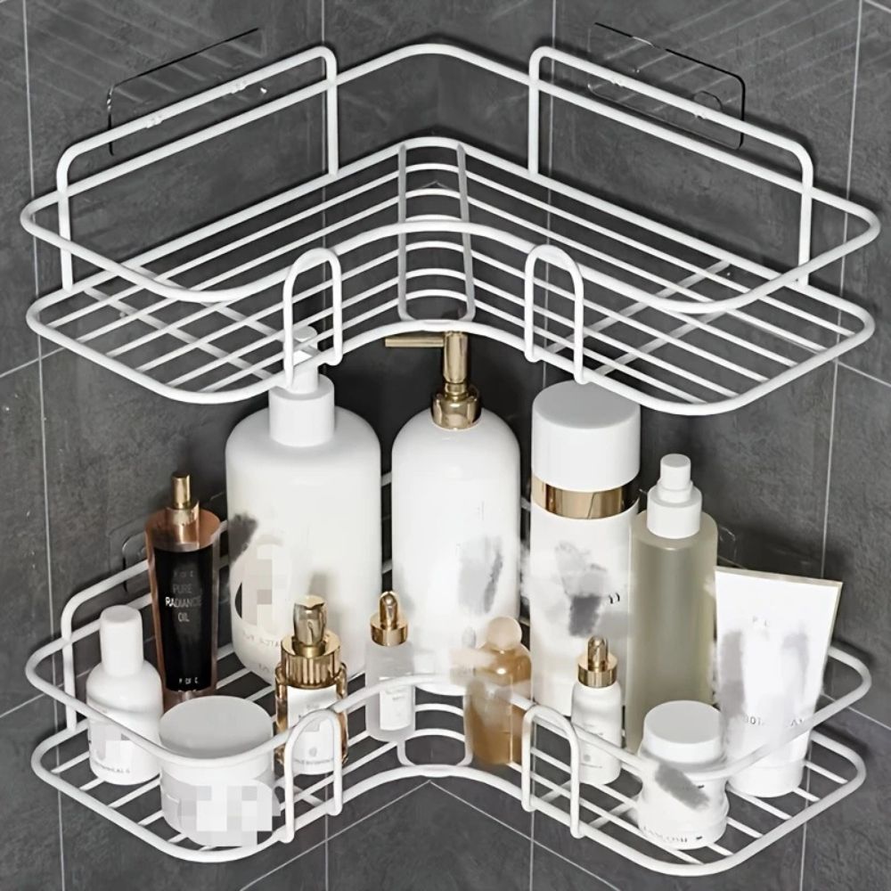 Terra – Étagère d’Angle pour Salle de Bain et Cuisine Pratique et Compacte