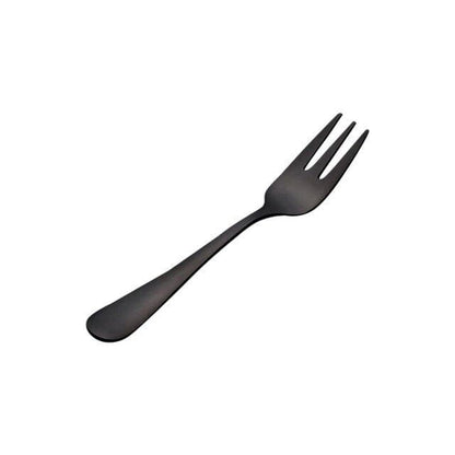 Ménagère Complète en Acier Inoxydable Noir Mat Couverts de Table Modernes pour Dîners et Réceptions
