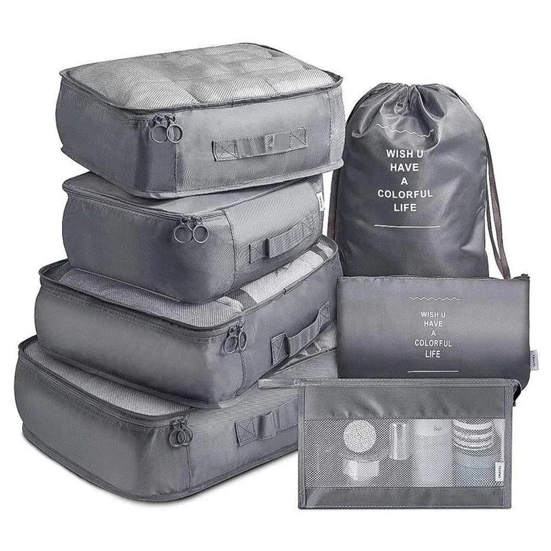TravelMate – Set de Pochettes Organisatrices pour Bagages