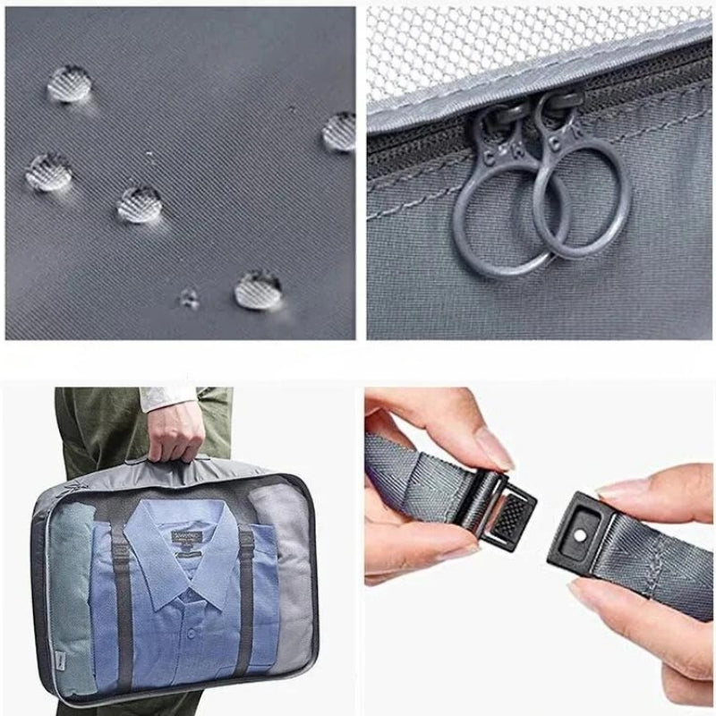 TravelMate – Set de Pochettes Organisatrices pour Bagages