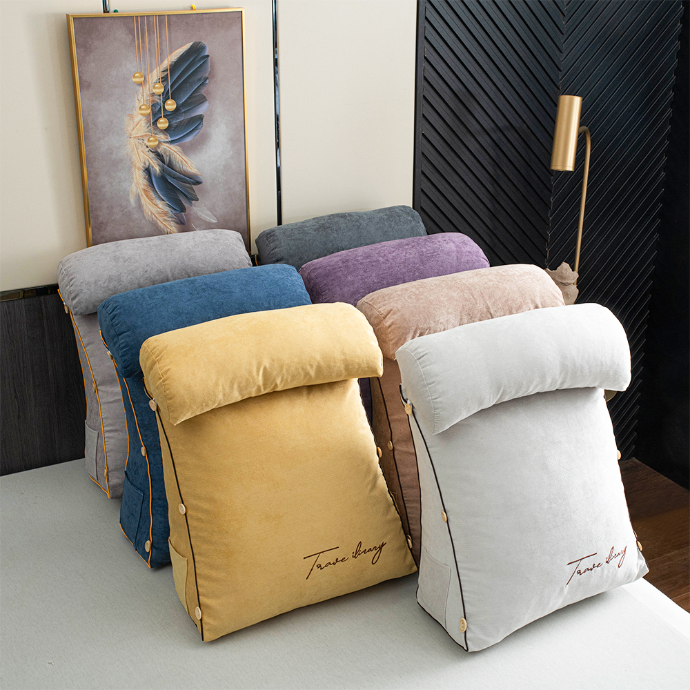 Lunara – Coussin de Lecture avec Dossier Ergonomique et Franges de Luxe