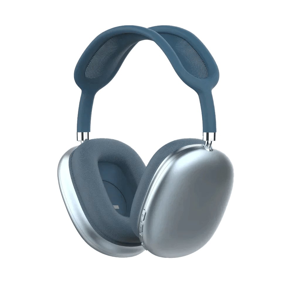 Casque Audio Bluetooth Over-Ear avec Réduction de Bruit Active Micro Intégré et Coques en Métal Brossé
