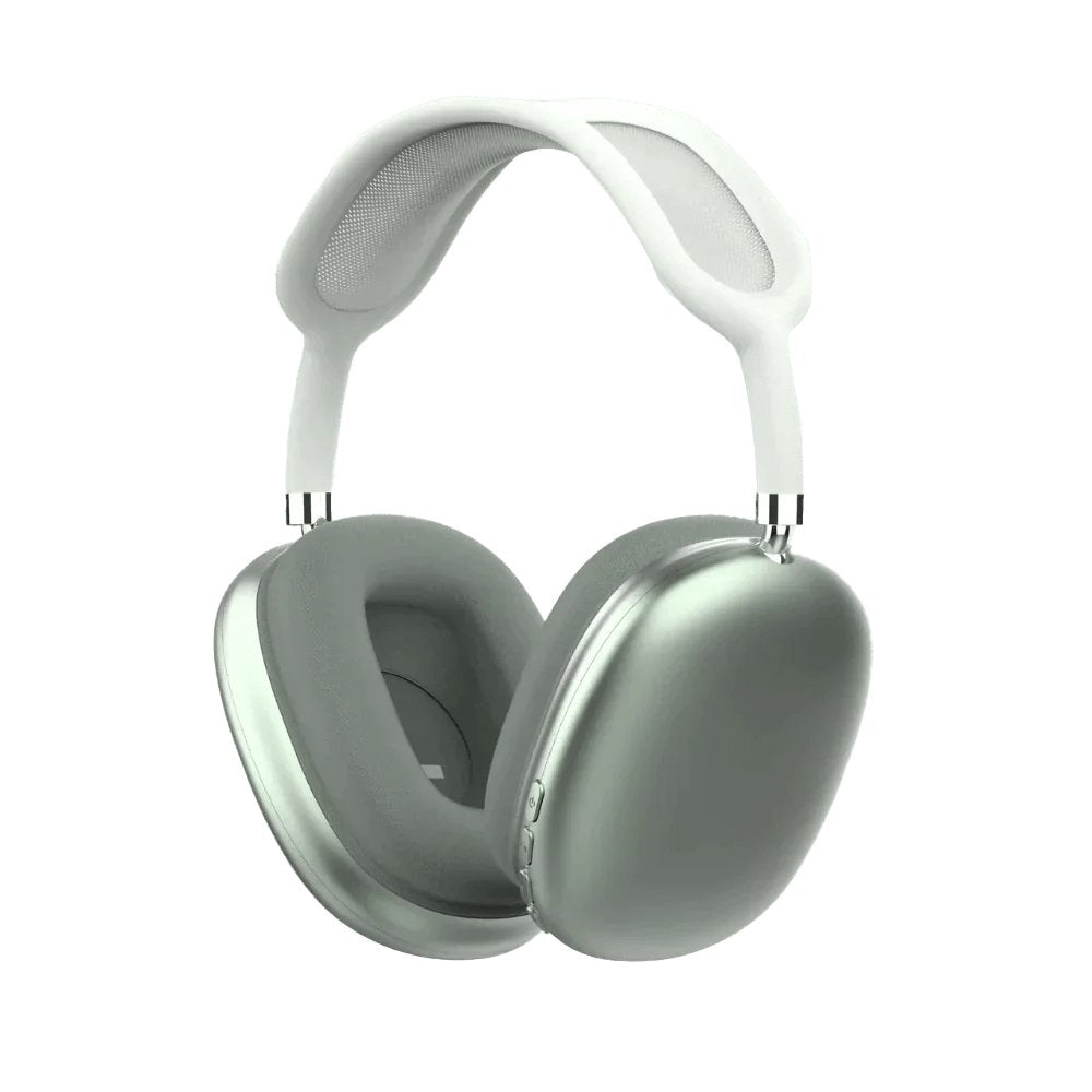 Casque Audio Bluetooth Over-Ear avec Réduction de Bruit Active Micro Intégré et Coques en Métal Brossé