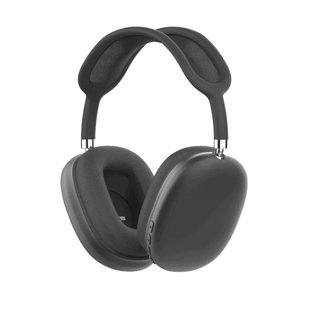 Casque Audio Bluetooth Over-Ear avec Réduction de Bruit Active Micro Intégré et Coques en Métal Brossé