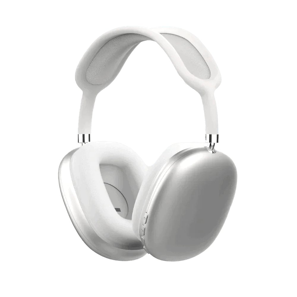 Casque Audio Bluetooth Over-Ear avec Réduction de Bruit Active Micro Intégré et Coques en Métal Brossé