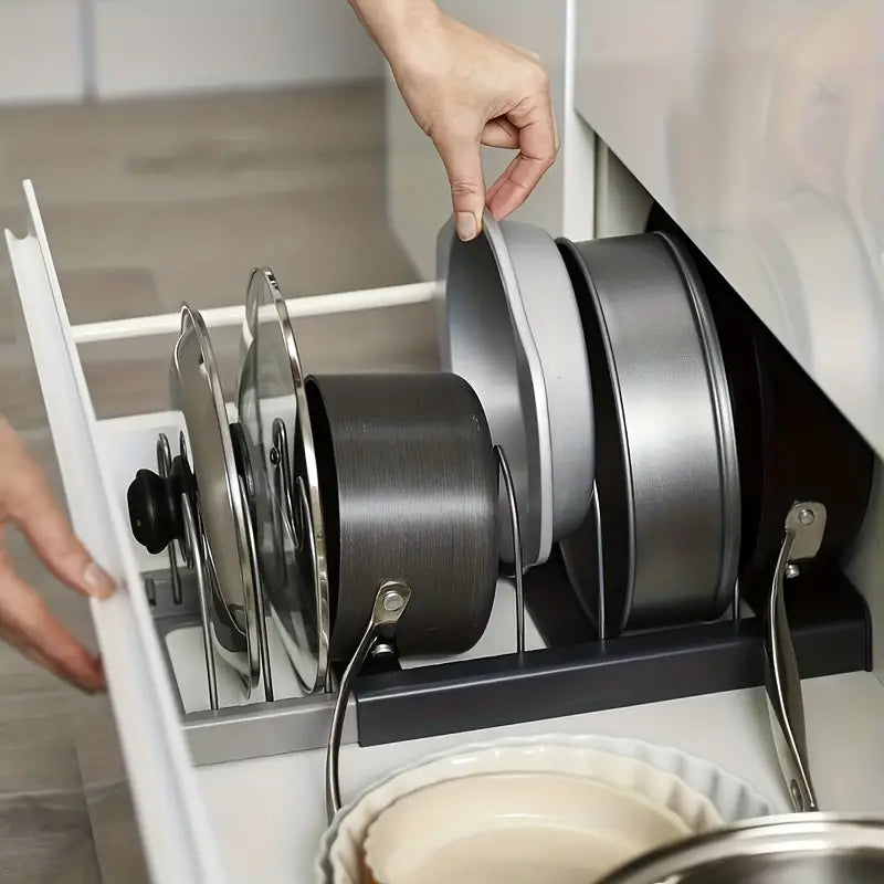 Orvane – Organisateur de Batterie de Cuisine Réglable et Élégant